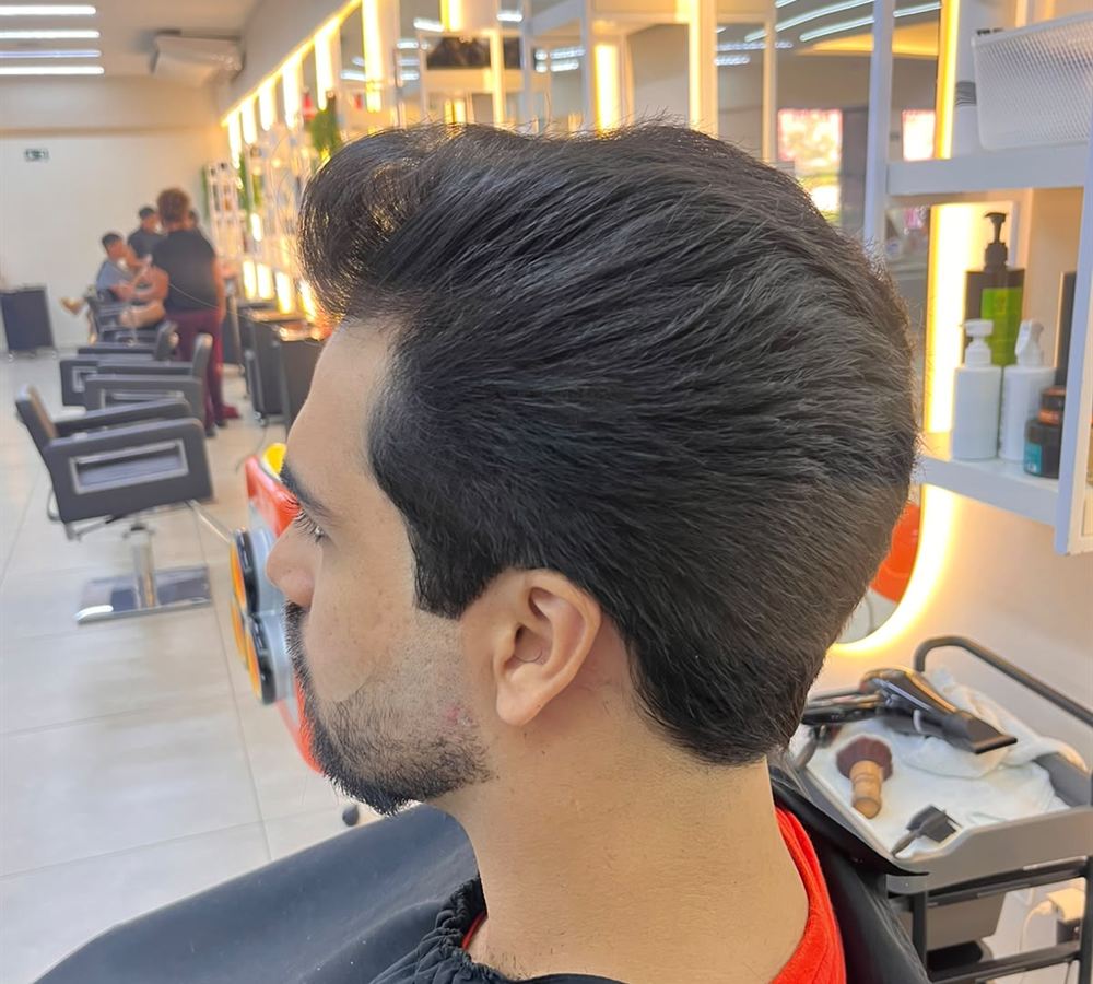 Atendimento finalizado no salão Hairton Bruno Conceito